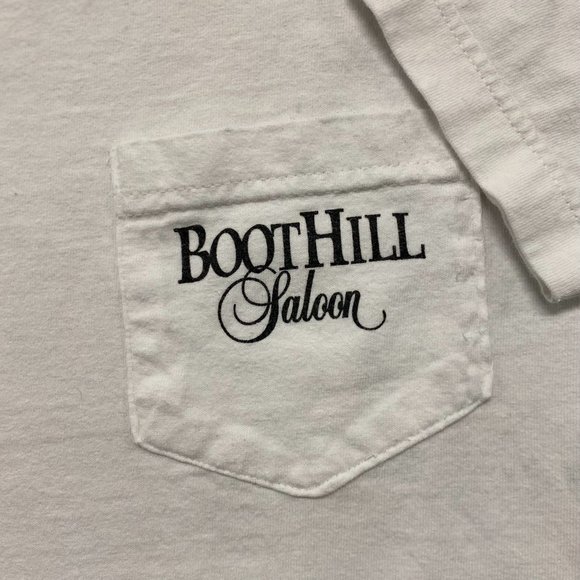 Vintage Y2K Boot Hill Saloon Essential Bike Week Chopper Tee - Picture 7 of 8